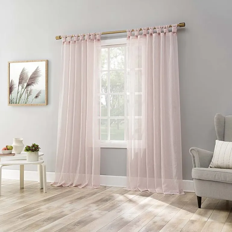 No 918 Krista Tab Top Sheer Single Curtain Panel