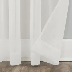 No 918 Mallory Rod Pocket Sheer Single Curtain Panel