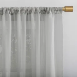 No 918 Mallory Rod Pocket Sheer Single Curtain Panel