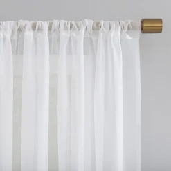 No 918 Mallory Rod Pocket Sheer Single Curtain Panel