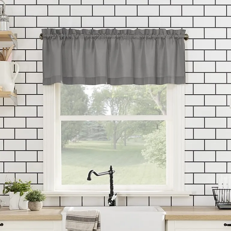 No 918 Martine 3-pc. Rod Pocket Window Tier