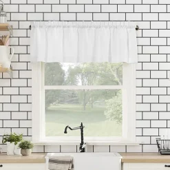 No 918 Martine 3-pc. Rod Pocket Window Tier