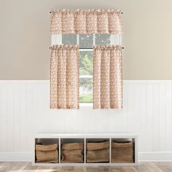 No 918 Mistral Floral Rod Pocket Tailored Valance