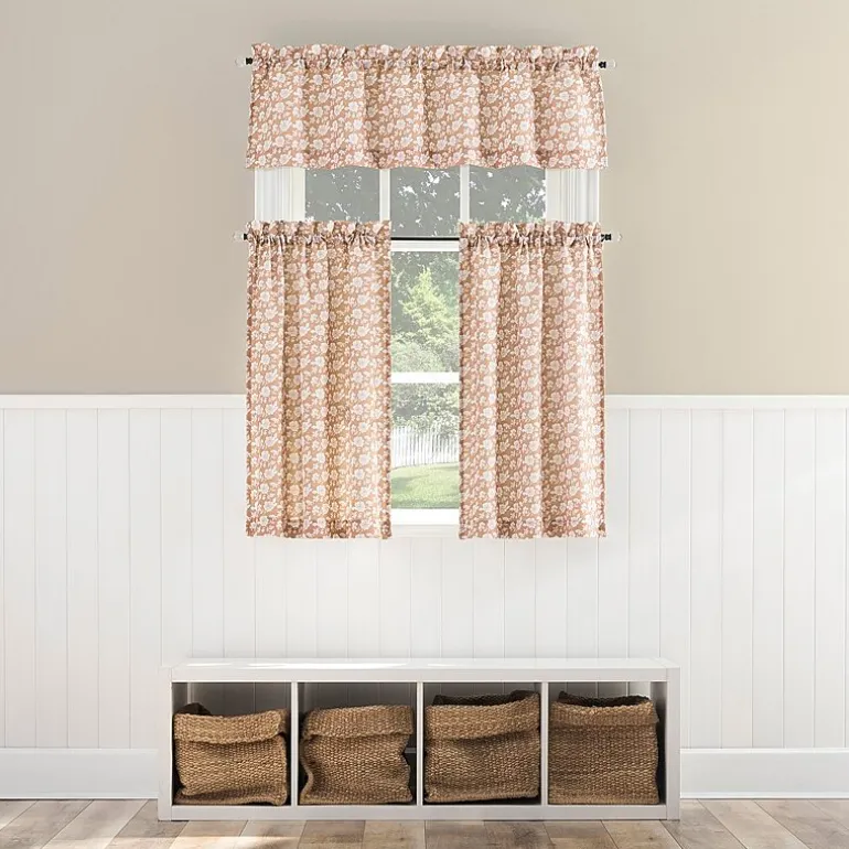 No 918 Mistral Floral Rod Pocket Tailored Valance
