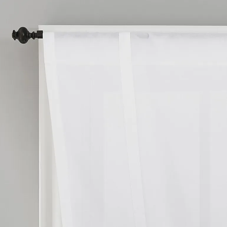 No 918 Noah Light-Filtering Rod Pocket Single Tie-Up Shade
