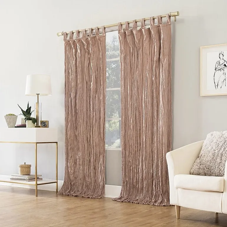 No 918 Odelia Tab Top Sheer Single Curtain Panel