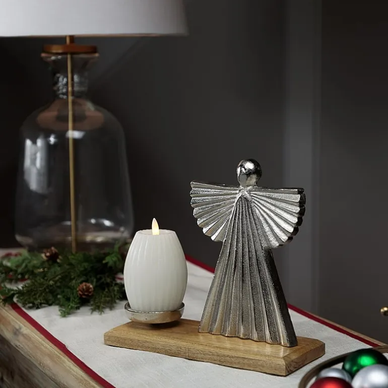 Northlight 10" Angel Metal Candle Holder