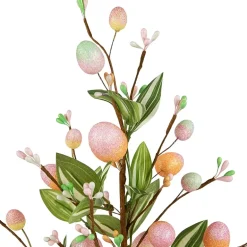 Northlight 18" Artificial With Easter Eggs Indoor Artificial Tree