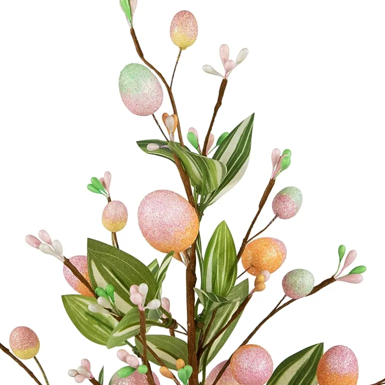 Northlight 18" Artificial With Easter Eggs Indoor Artificial Tree