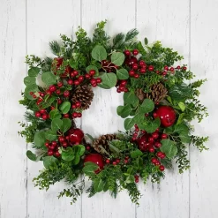 Northlight Boxwood And Pine Wreath