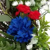 Northlight 24" Buttonbush And Carnation Floral Wreath
