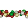 Northlight 6ft 2-Finish Ball Christmas Indoor Garland