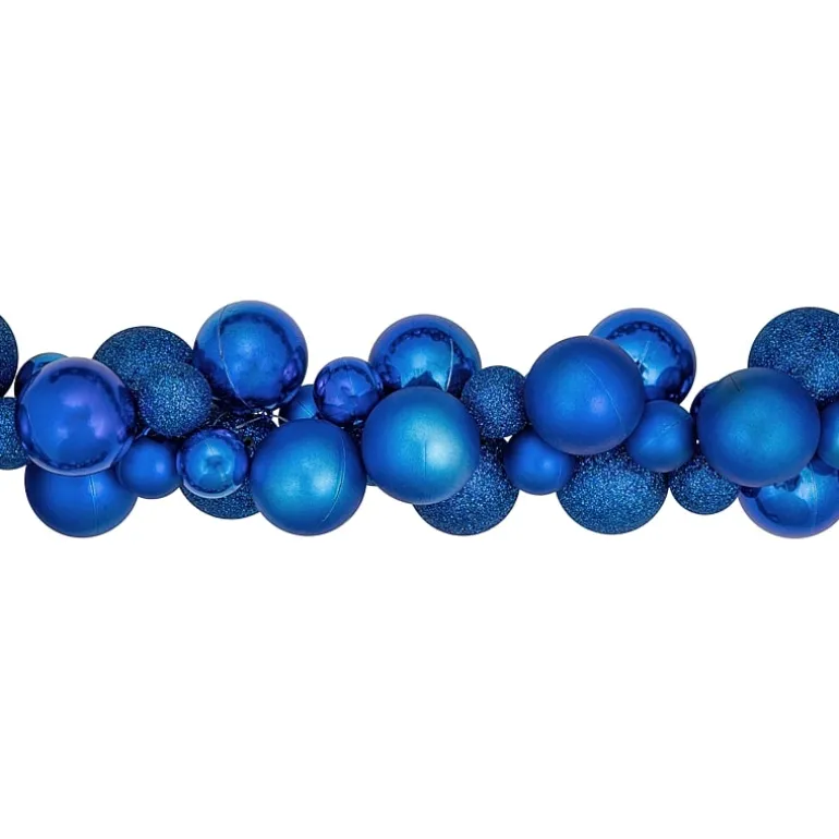 Northlight 6ft 3-Finish Shatterproof Christmas Indoor Garland