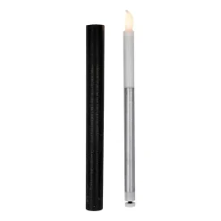 Northlight 9.5in Black Led Flickering 4-pc. Flameless Candle