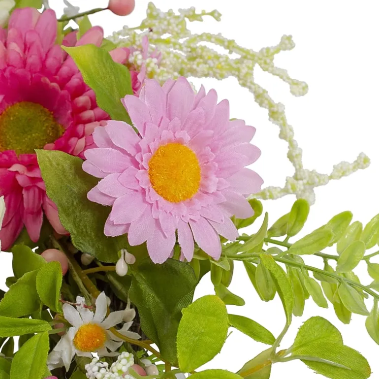 Northlight 23in Chrysanthemum And Berry Floral Wreath