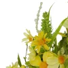 Northlight 23in Daisy Berry Yellow Green Wreath