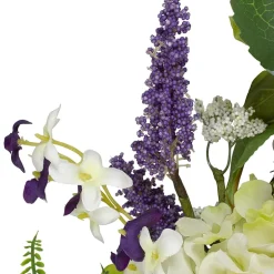Northlight 26in Hydrangea And Foliage Floral Twig Wreath