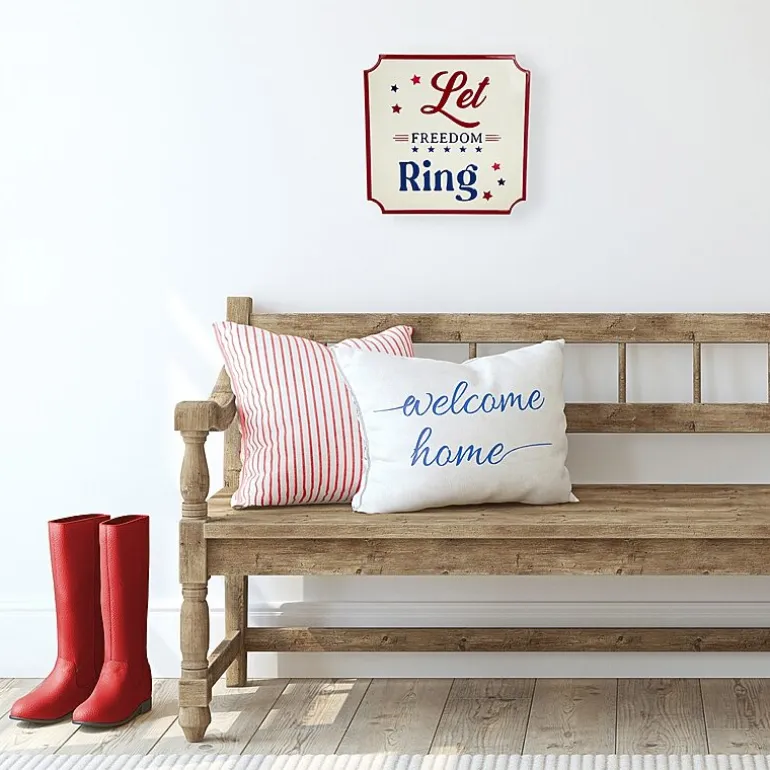 Northlight 11.75in Let Freedom Ring Wall Sign