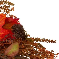 Northlight 24in Maple Leaf And Berry Unlit Wreath