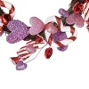Northlight 16in Pink And Purple Candies And Hearts Valentine'S Day Wreath