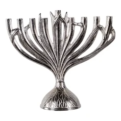 Northlight 15.5" Metal Menorah Candle Holder