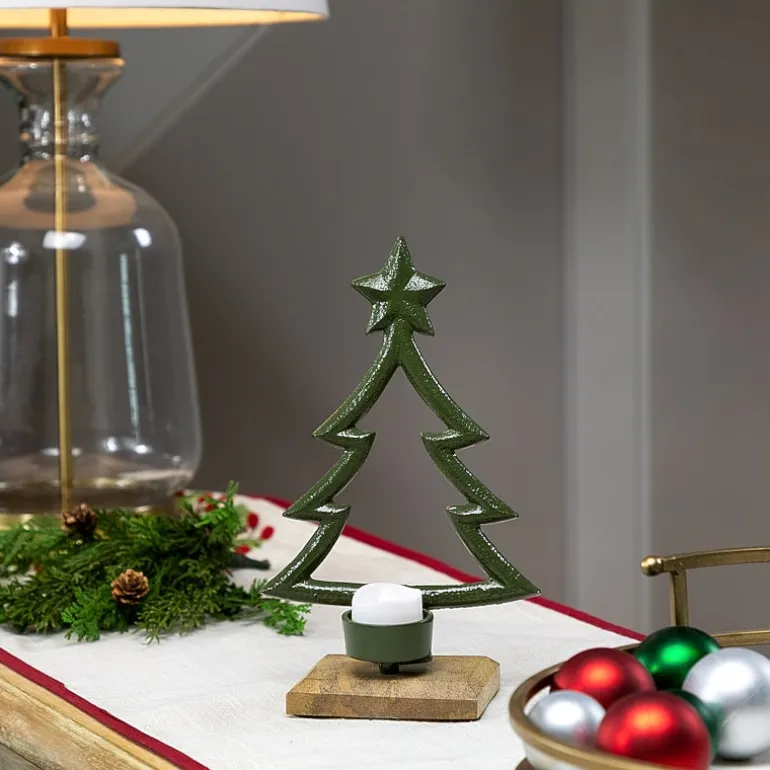 Northlight 9.5" Metal Tealight Candle Holder