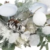 Northlight 24" Mixed Winter Foliage And Berries Pillar Candle Holder