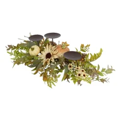Northlight Sunflower And Pumpkins Candle Holder