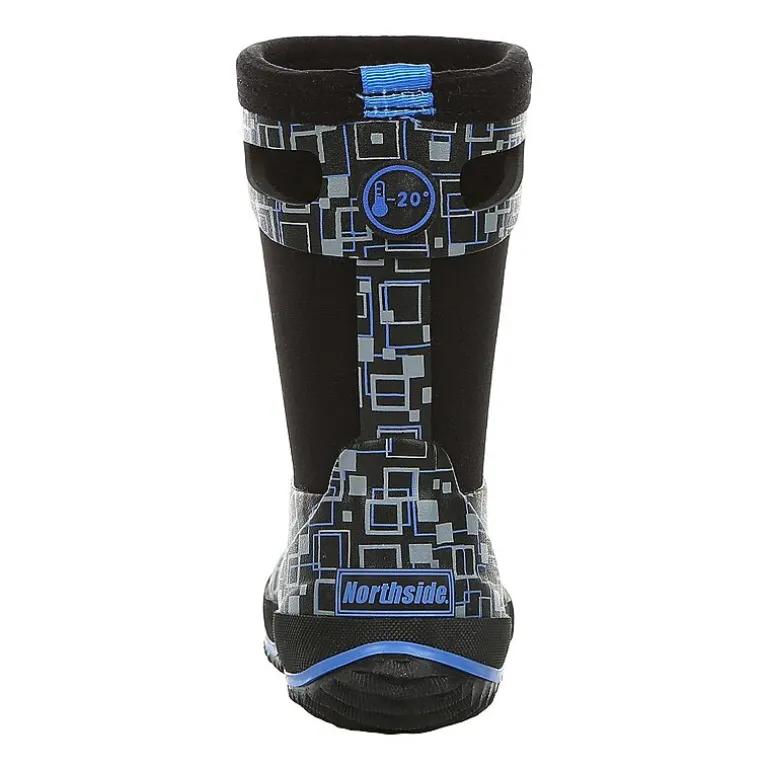 Northside Little & Big Kid Boys Raiden Waterproof Insulated Flat Heel Rain Boots