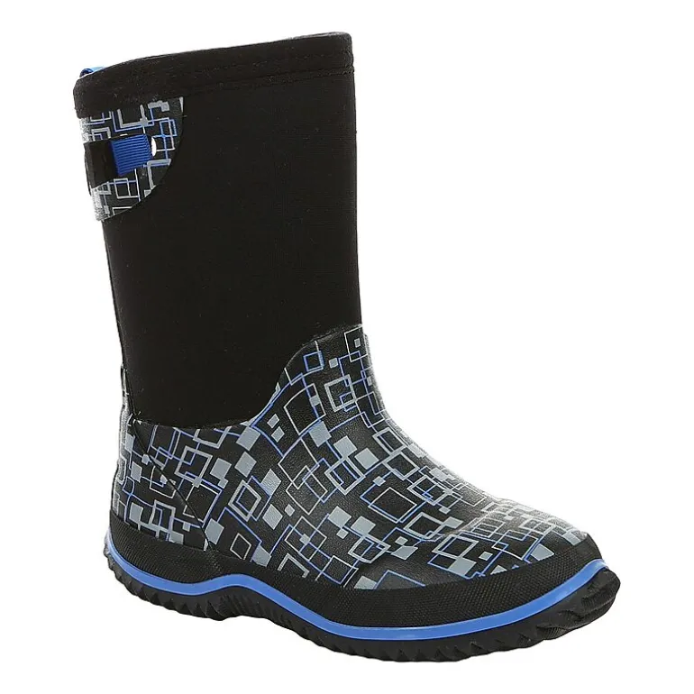 Northside Little & Big Kid Boys Raiden Waterproof Insulated Flat Heel Rain Boots