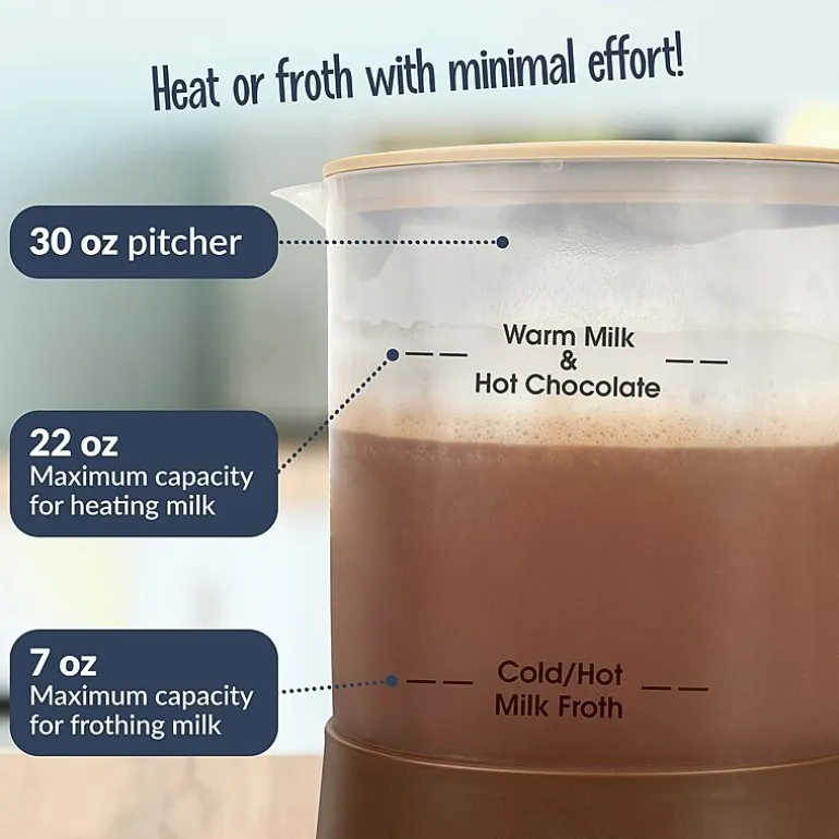 Nostalgia FHCM4BR Frother & Hot Chocolate Maker