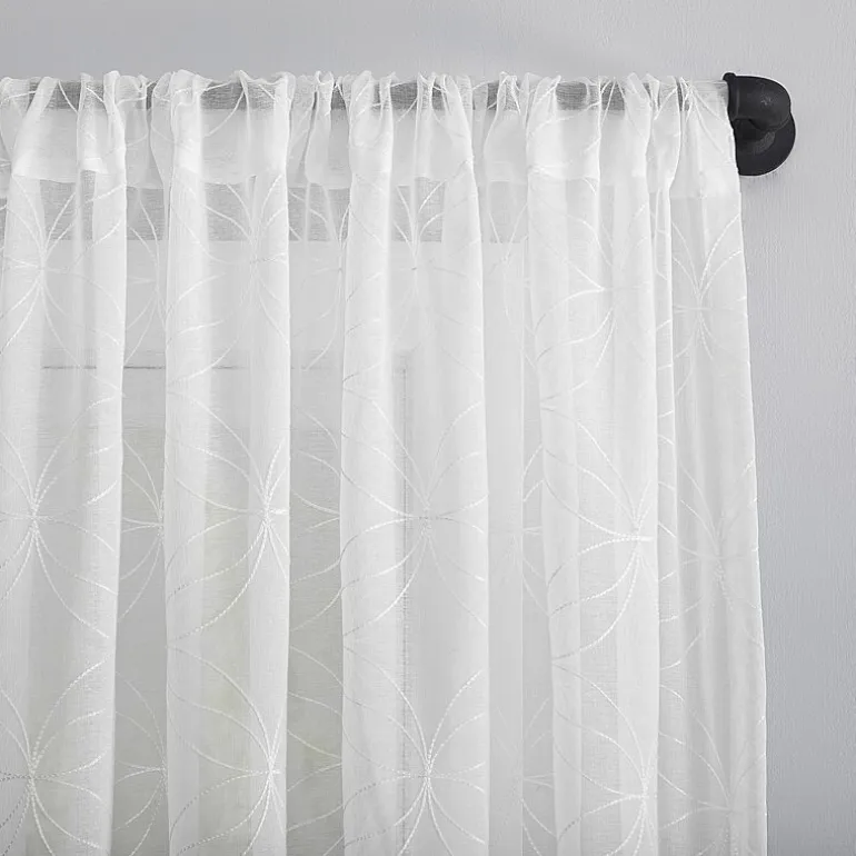 No 918 Tamaryn Rod Pocket Sheer Single Curtain Panel