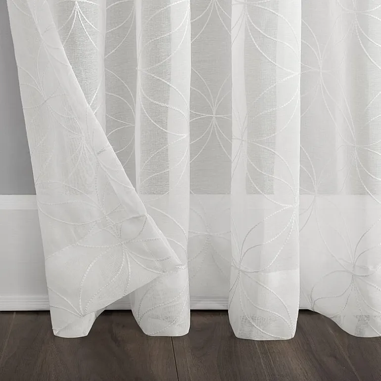 No 918 Tamaryn Rod Pocket Sheer Single Curtain Panel