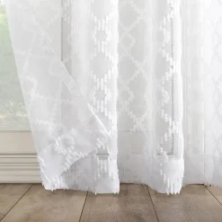 No 918 Tina Rod Pocket Light-Filtering Single Curtain Panel