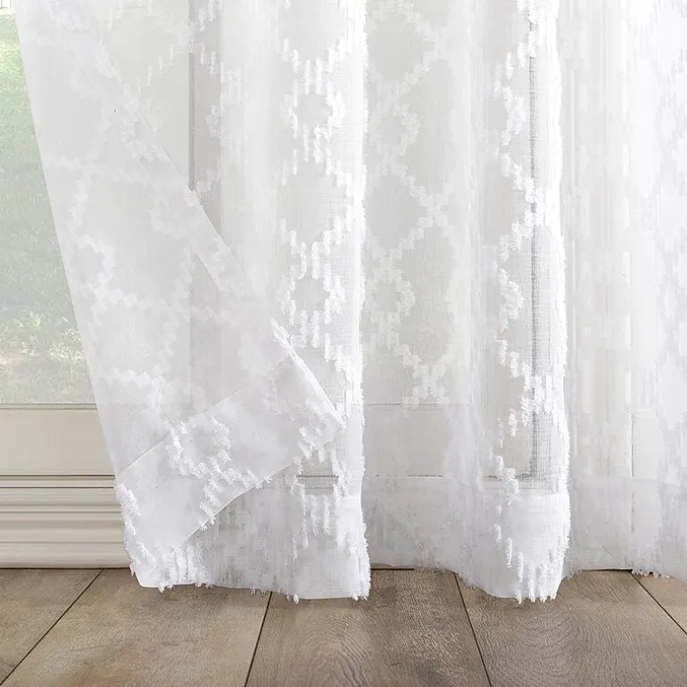 No 918 Tina Rod Pocket Light-Filtering Single Curtain Panel