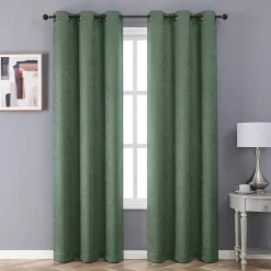 Novalie Grommet Top Blackout Set of 2 Curtain Panel