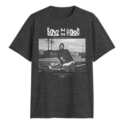 Novelty Boyz N The Hood Mens Crew Neck Short Sleeve Classic Fit Big and Tall Graphic T-Shirt