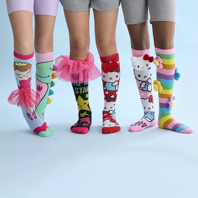 Novelty Crazy Sock Big Kid Unisex 1 Pair Knee High Socks