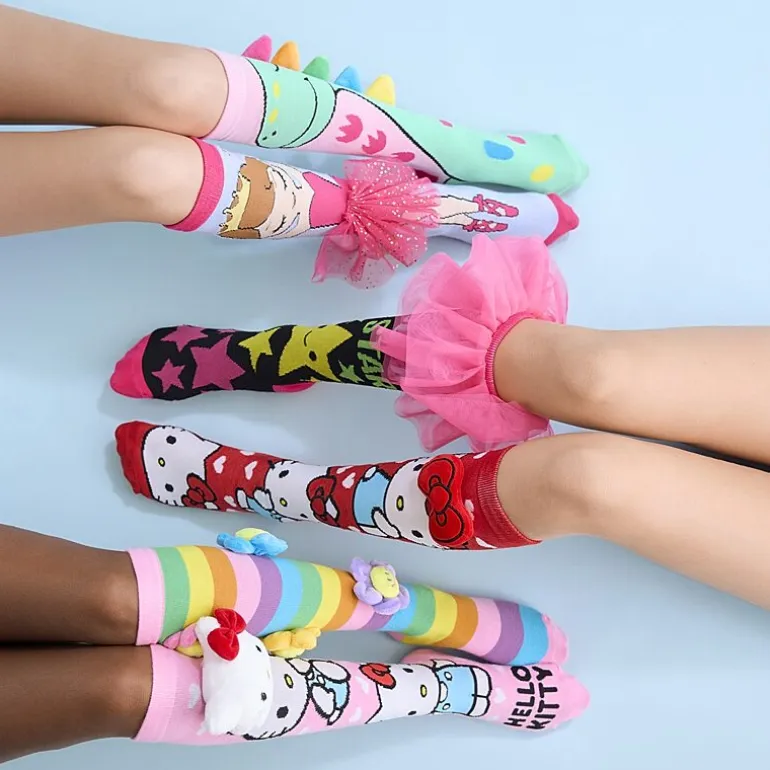 Novelty Crazy Sock Big Kid Unisex 1 Pair Knee High Socks