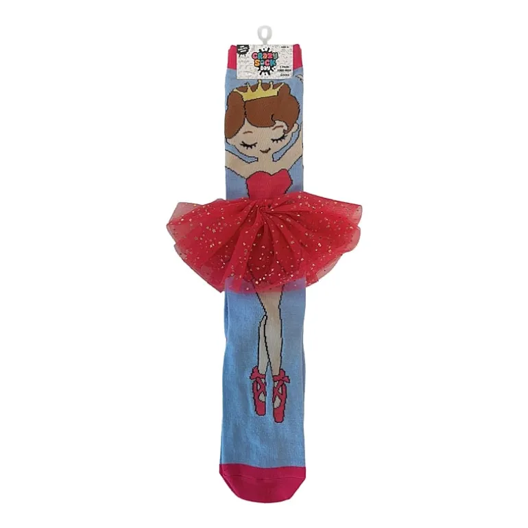 Novelty Crazy Sock Big Kid Unisex 1 Pair Knee High Socks