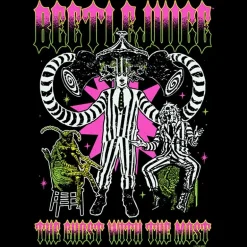 Novelty Mens Crew Neck Long Sleeve Beetlejuice Sweatshirt