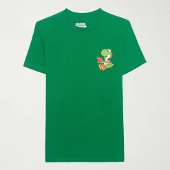 Novelty Mens Crew Neck Short Sleeve Regular Fit Yoshi Graphic T-Shirt