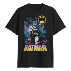 Novelty Mens Crew Neck Short Sleeve Classic Fit Batman Big and Tall Graphic T-Shirt