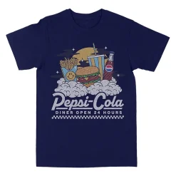 Novelty Pepsi Mens Crew Neck Short Sleeve Regular Fit Graphic T-Shirt