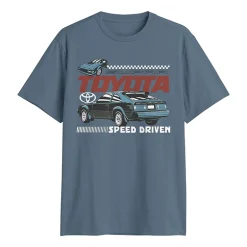 Novelty Toyota N Mens Crew Neck Short Sleeve Classic Fit Big and Tall Graphic T-Shirt