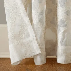 No 918 Yvette Rod Pocket Sheer Single Curtain Panel