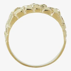 Nugget Mens 14K Gold Fashion Ring