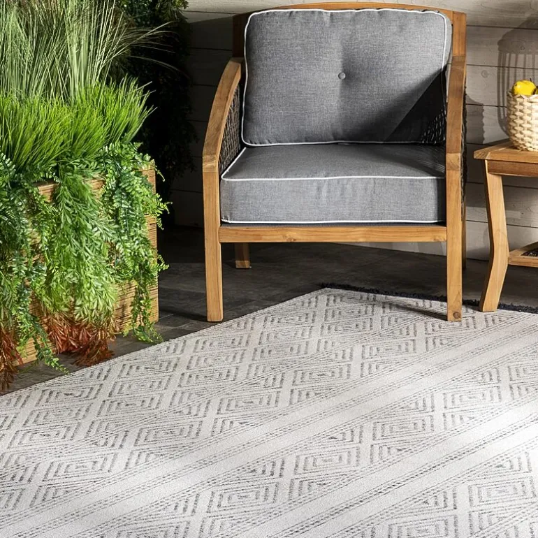 Nuloom Miriam Striped Indoor Outdoor Rectangular Area Rug