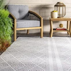 Nuloom Miriam Striped Indoor Outdoor Rectangular Area Rug