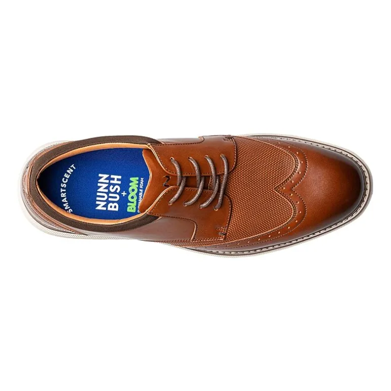 Nunn Bush Chase Mens Wing Closed Toe Oxford Shoes